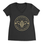 Bee - Womens V-Neck Tee