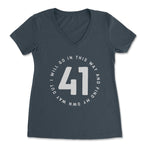 41 - Womens V-Neck Tee