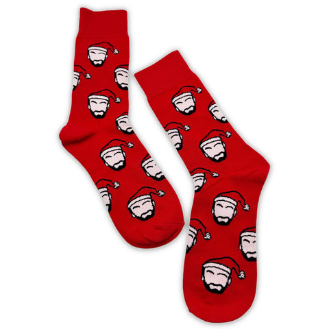 Santa Dave - Cotton Crew Socks