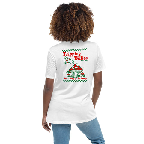 Tripping Billies Pizza Shop - Womens Light Relaxed T-Shirt