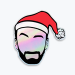 Santa Dave - Holographic Sticker